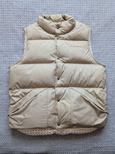 LL Bean Vest Womens XL Beige DownTek Down Puf...