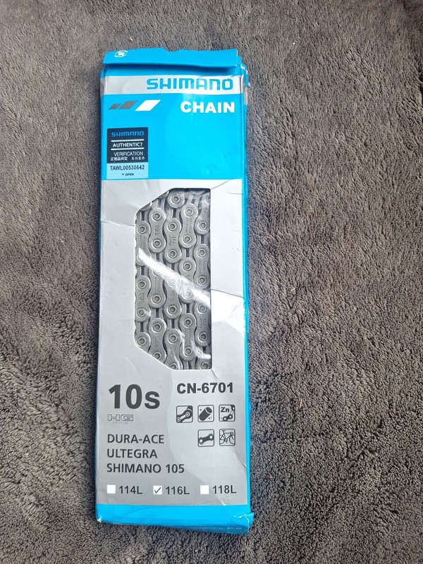 Shimano Ultegra CN-6701 10-Speed HG Chain Dura-Ace/Ultegra/105 116L