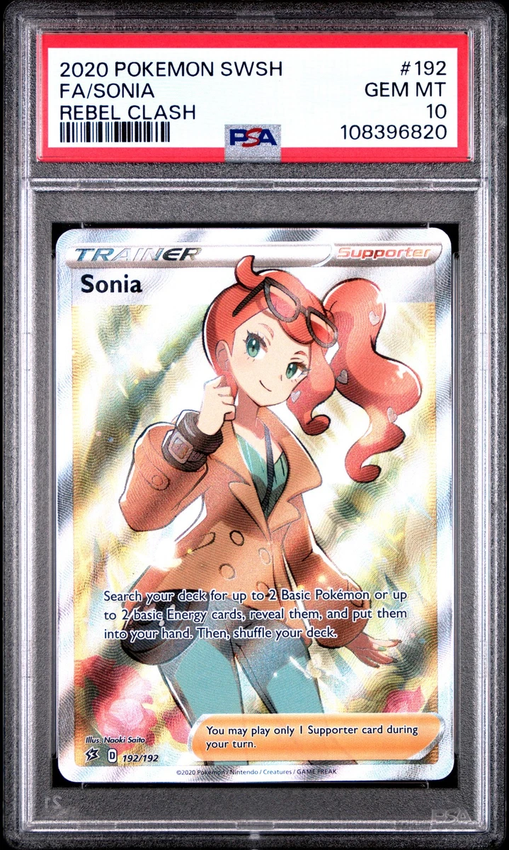 レア PSA 9 英語版 ソニア Sonia SWSH 192/192 海外 Sonia 192/192 Swsh02: Rebel Clash for sale | eBay