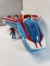 Paw Patrol Super PAWs 2-in-1 Transforming Mighty Pups Jet Command Center w Pilot