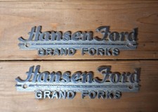 Vintage Hansen Ford Dealership Grand Forks Nd Emblems