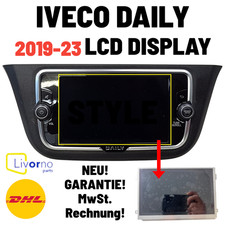2019-23 IVECO DAILY DISPLAY BILDSCHRIM MONITOR ERSATZ TEIL NEU RECHNUNG GARANTIE