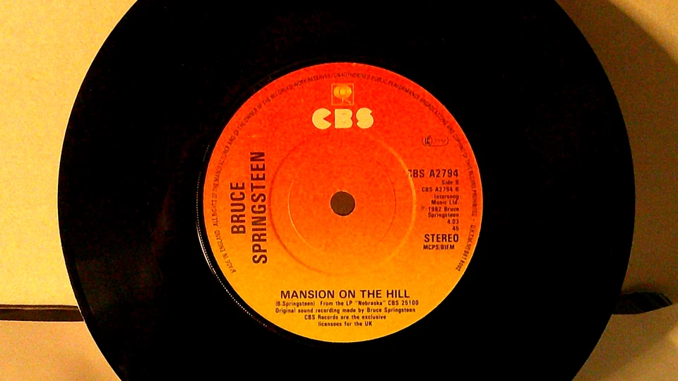 Bruce Springsteen,Columbia,"Atlantic City"UK,7" 45 with P/S,1982,In Shrink,MINT - Image 3 of 3