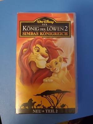 Walt Disney der König der Löwen 2 - Simbas Königreich VHS Video Kassette