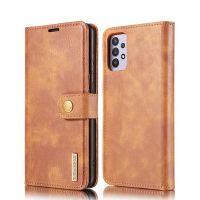 Für Samsung Galaxy A32 5G DG.Ming Crazy Horse Texture Flip Leder Case Magnete