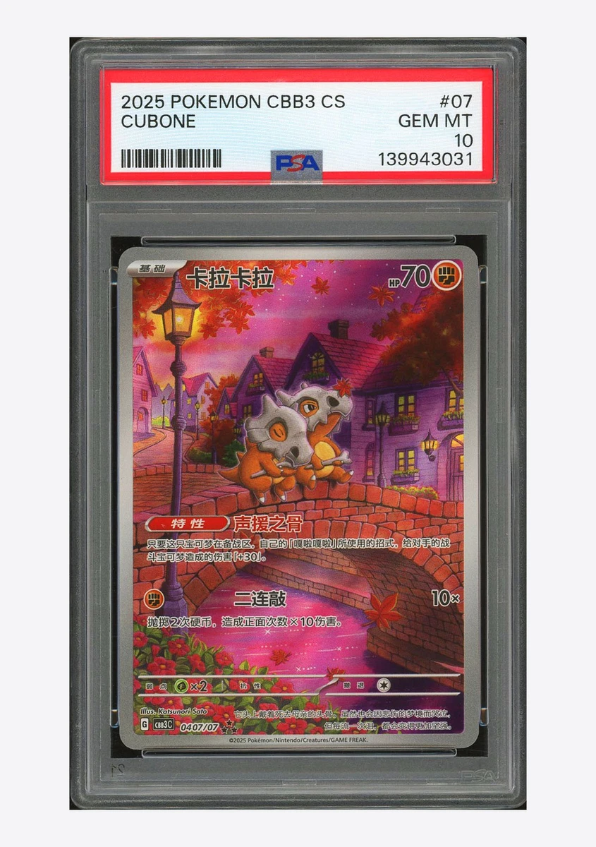 Pokémon TCG 专业体育认证器(PSA) 10 级个人集换式卡牌游戏中文| eBay