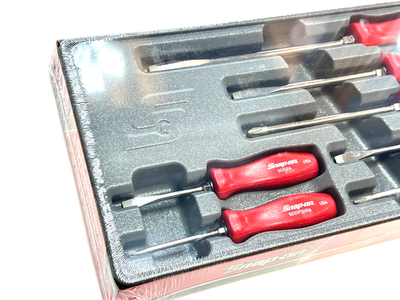 Snap on Pearl While Hard Handle Combination Screwdriver 7 Pcs