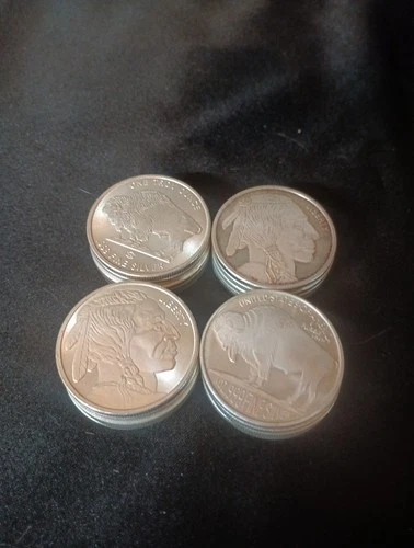 20 - 1 oz. Silver Rounds Buffalo - Design  .999 Fine Tube of 20
