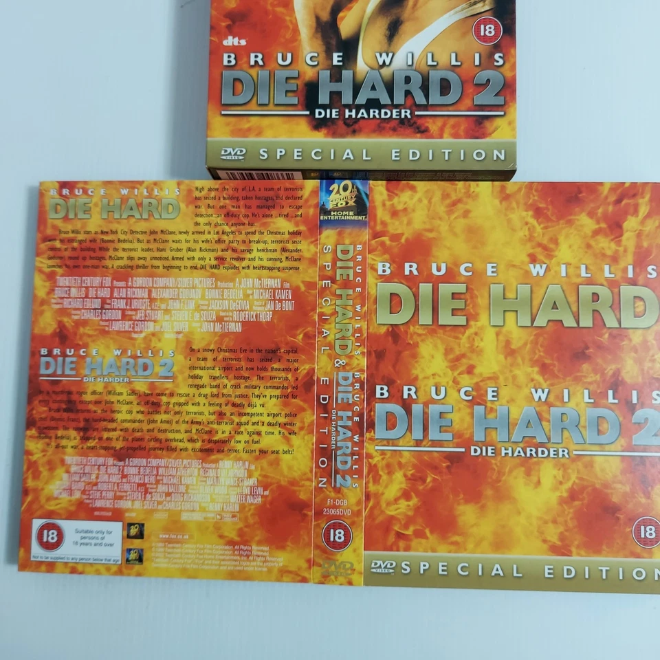 DVD Action Die Hard 1–2 Special Edition Box Set – Bruce Willis Limited 4 Disc  - Image 4 of 4