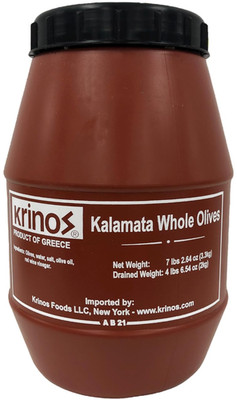Whole Kalamata Jumbo Olives 4.4 Lb
