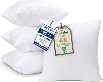 Utopia Bedding 4er Set Kissen, 50 x 50 cm Polsterung für Kissen, Kissen Div