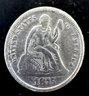1875-S Seated Liberty Dime, Silver