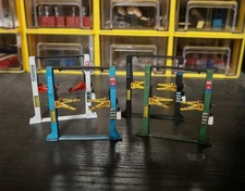 Diorama 1/64 Car Park Lifter Model Garage Workshop Repair Tool Scene Props Model