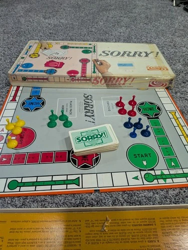 VINTAGE 1964 PARKER BROTHERS SORRY BOARD GAME