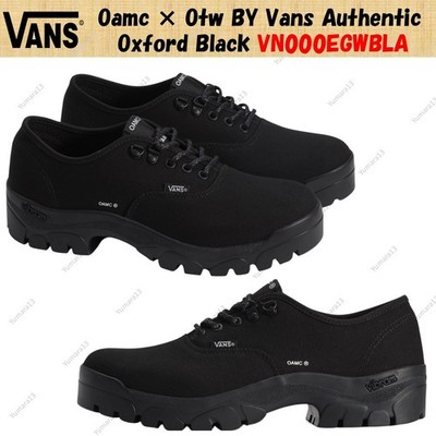 Oamc × Otw BY Vans Authentic Oxford Black VN000EGWBLA Men's Size