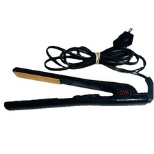 CHI Ceramic Hairstyling 1"Flat Iron Hair Straightener Model CA2381 Black Tested