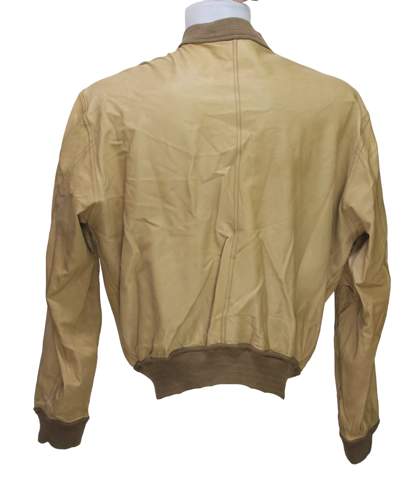 Bally of Switzerland Soft Leather Reversible Bomber Jacket Camel Italy Size 40 - product detail image 17