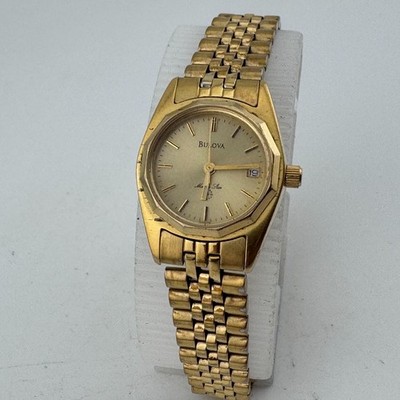Bulova Marine Star Gold Dial Quartz Women’s Watch. Unused.  New, old stock. Bulova Women main image 4