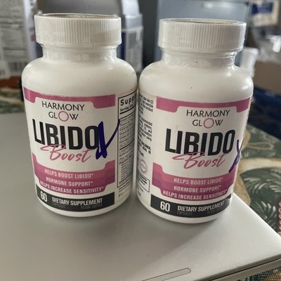 2-Pack, Harmony Glow LIBIDO BOOST Passion & Aphrodisiac for Women 120 Caps Total