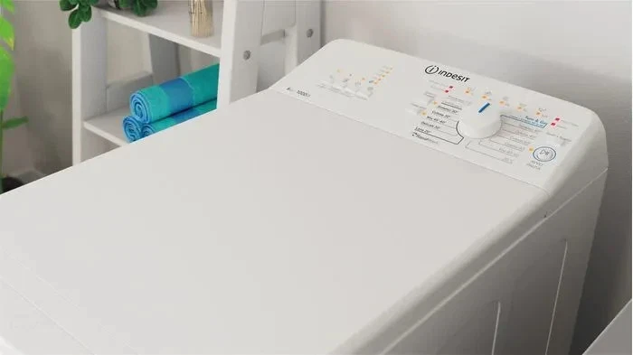 Lavatrice a Carica dall' Alto INDESIT 6 Kg 1000 Giri Rapido Partenza Ritardata, fotografia 5 di 7
