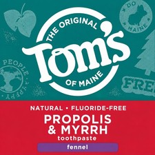 LAST ONE Discontinued Tom s of Maine Propolis Myrrh Toothpaste Rare Find