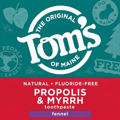 LAST ONE! Discontinued Tom s of Maine Propolis & Myrrh Toothpaste Rare Find