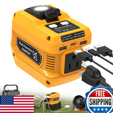 Plantpalgear 220W Power Inverter For Dewalt 20V Battery Dc 20V To Ac 110V
