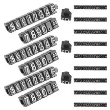 12 Sets Price Cube Blocks: Flexible Combination Price Display Cubes Number