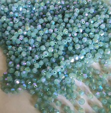 Swarovski 5328 3mm bicone beads, Pacific Opal Shimmer 2X 36pcs 