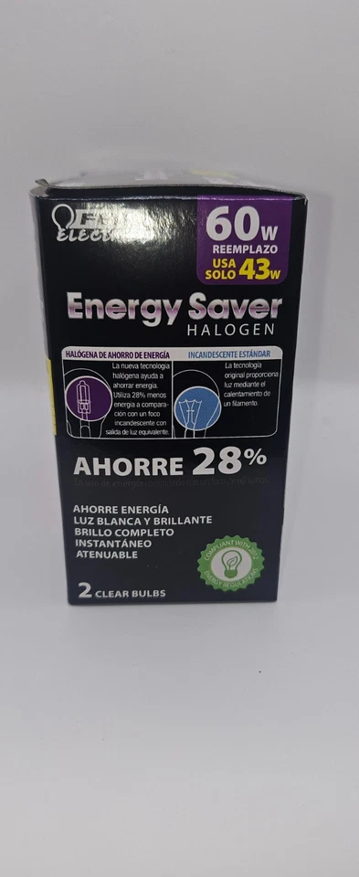 Feit Electric A19 43w Medium Base  Q43A/CL/2  Clear 12-pack [(6) 2-PACK] - Image 3 of 4