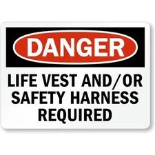 Lifeline Hooked Up Caution Aluminum Weatherproof Sign c00227