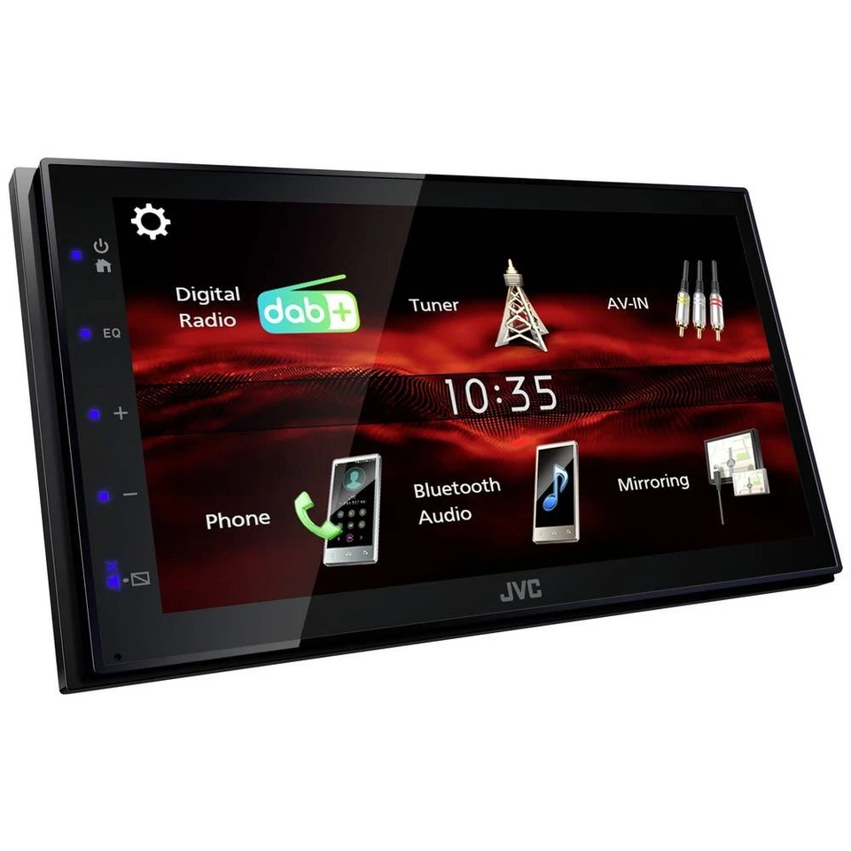 JVC KWM180DBT Moniceiver doppio DIN Vivavoce Bluetooth®, Sintonizzatore DAB+, - Immagine 2 di 2