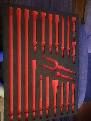 SNAP-ON TOOLS NEW RED FOAM ORGANIZER TRAY FOR PHG1020BKFR AIR HAMMER BIT SET