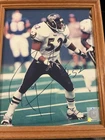 Ray Lewis Signed Baltimore Ravens 8x10 Photo with NFL Sticker