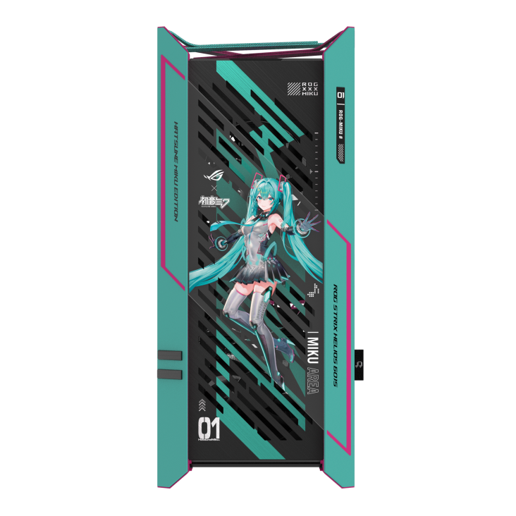 新品　ASUS ROG STRIX HELIOS II GX601S 初音ミク ROG Strix Helios II Hatsune Miku Edition | Gaming Cases｜ROG