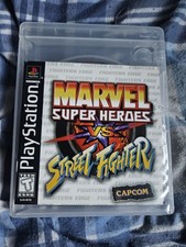 Marvel Super Heroes vs. Street Fighter Sony PlayStation 1 No Manual Tested