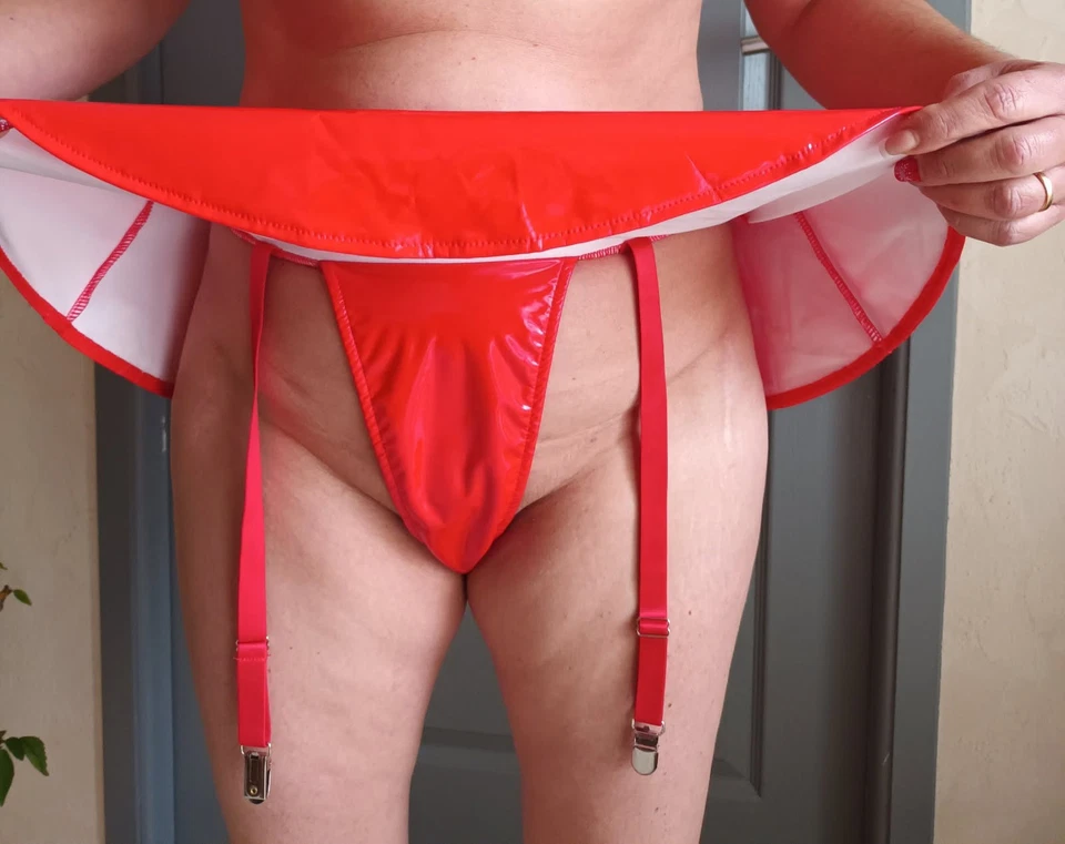 Jupe Vinyl Ultra Courte - Photo 3/4