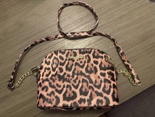 Steve Madden Leopard Print Crossbody Purse   Vegan Leather - Camera Bag Style