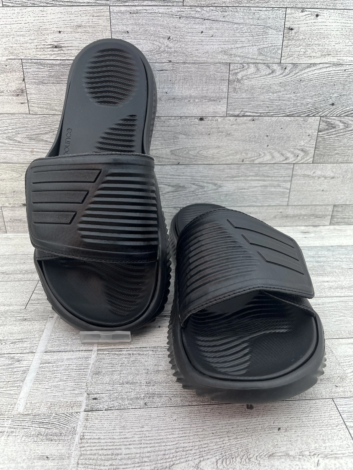 Adidas Adilette scarpe comode slides uomo taglia 8 rimbalzo GY9416 sandali piscina
