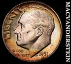 1951-D Silver Roosevelt Dime-Choice Gem BU Lustrous No Reserve #i4523