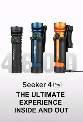 Olight Seeker 4 Pro 4600 Lumen High Power Rechargeable Flashlight