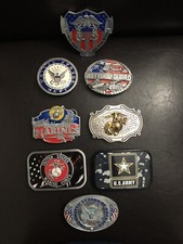 United States Military Metal Belt Buckle - Choose from 8 Different Styles NEW