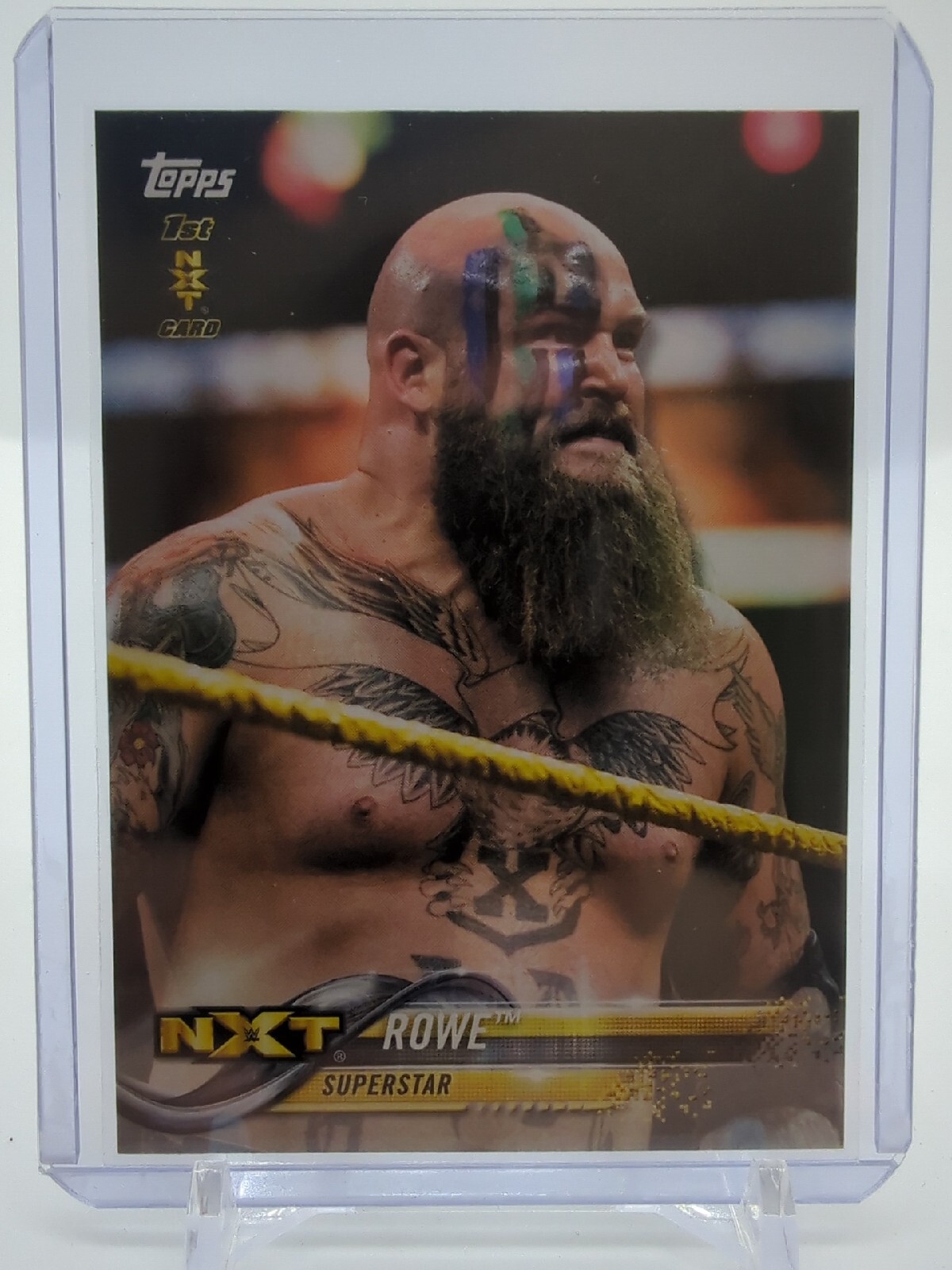 Eric Rowe 2018 Topps WWE Then Now Forever 1st NXT Card #166 Erik Viking Raiders
