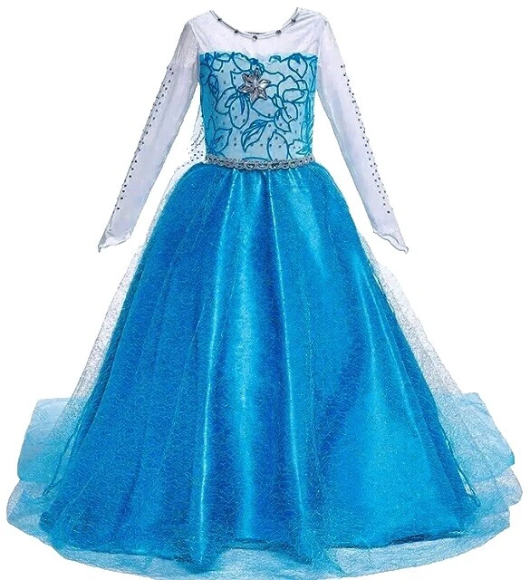 Vestidos de Elsa TALLA 4 para Chicas