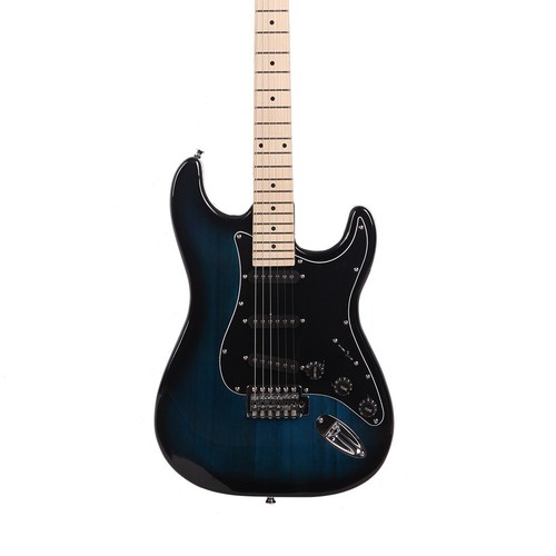 GST Stylish Electric Guitar Kit with Black Pickguard Dark Blue - Picture 12 of 16