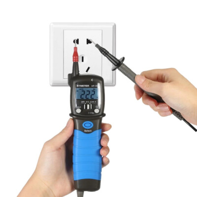 Digital Stifttyp Multimeter AC DC Stromspannung Ohm Kapazität Durchgangsprüfer