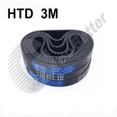 Timing Belt HTD 3M Width=20mm Closed Loop Synchronous Belt Perimeter=90mm~399mm - Picture 1 of 8
