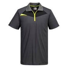 Image of Portwest Mens Polo Shirt Short Seleeve Safety Workwear T-Shirt Summer Top DX410