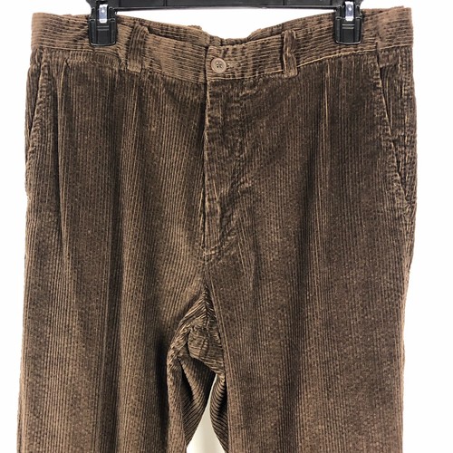 Joseph Abboud Men's Dark Brown Corduroy 