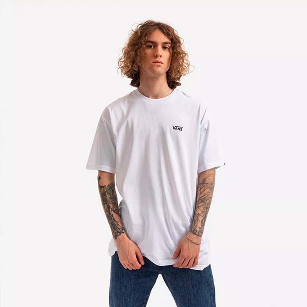 Vans Left Chest Logo T-Shirt Men white | eBay